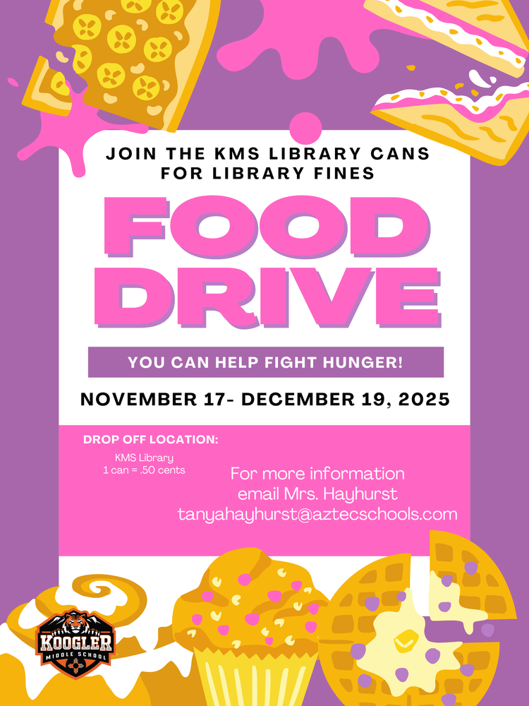 KMS Library Food Drive