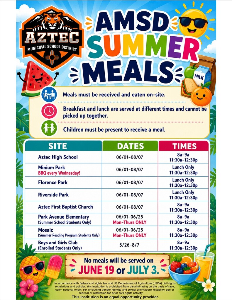 AMSD Summer Meals