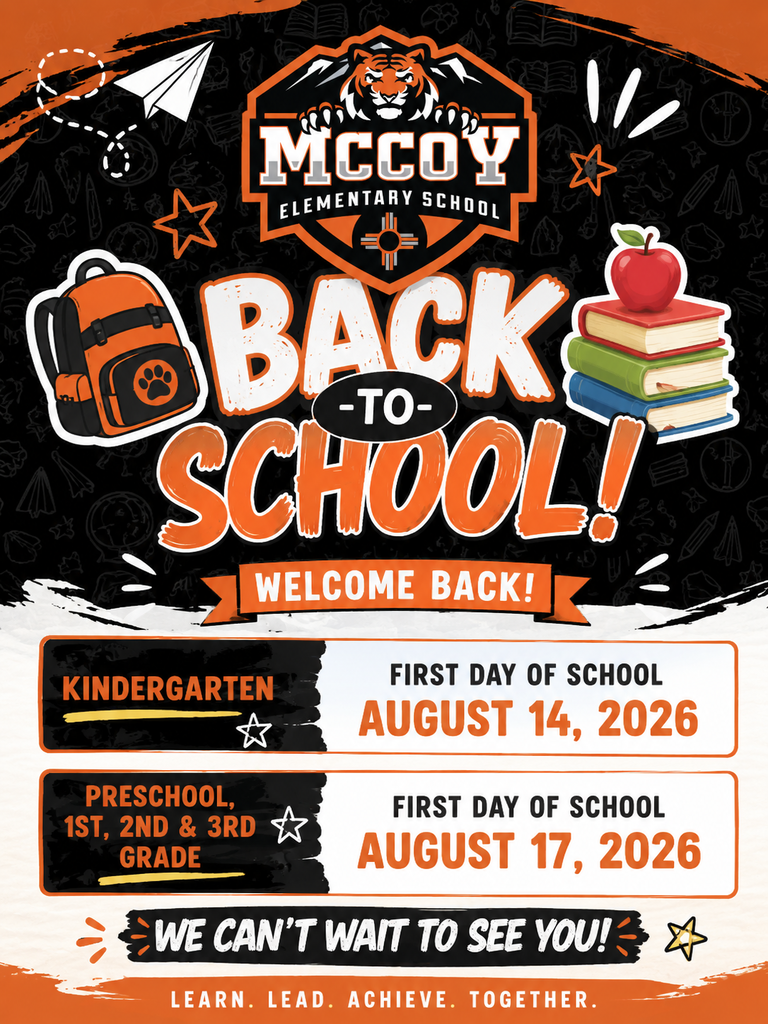 Back to School Schedule