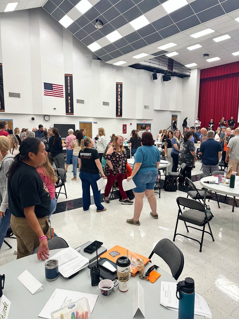 Photos show Aztec Municipal Schools instructional staff participating in Teach Like a Champion training at the Aztec High School MPR as they prepare for the upcoming school year.