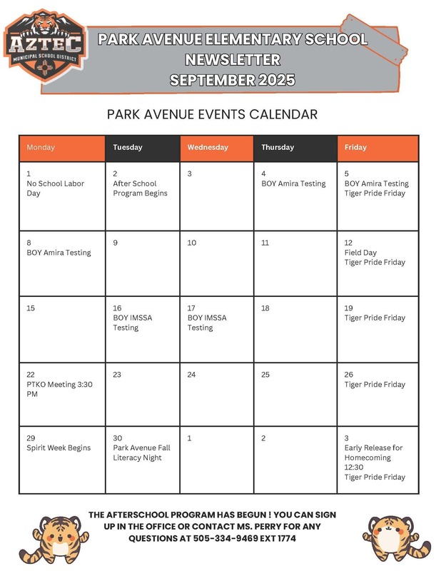 PAES Newsletter Sep 25