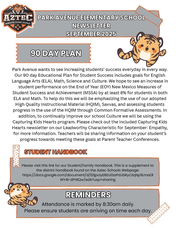 PAES Newsletter Sep 25