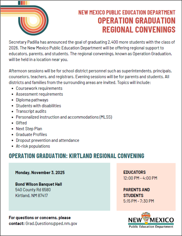 NMPED Operation Grad