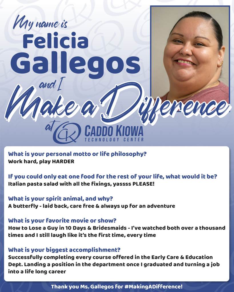 Felicia Gallegos, CKTC