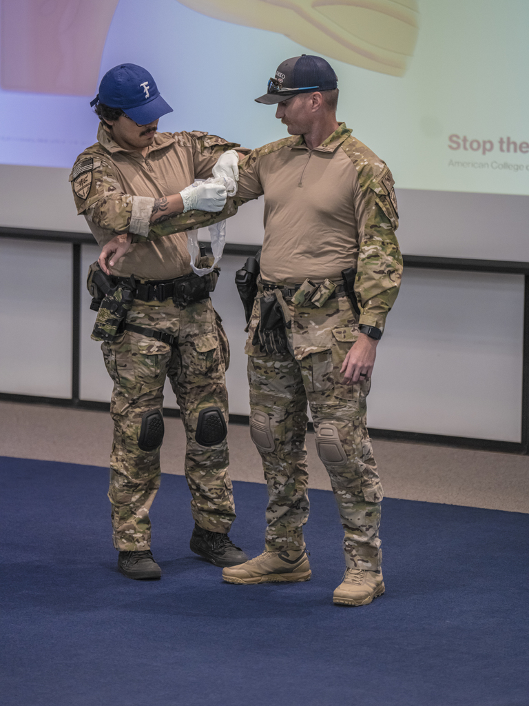 This morning, staff at Caddo Kiowa Technology Center participated in "Stop the Bleed" training, provided by the Caddo County Special Response Team (SRT). CKTC extends its sincere appreciation to the Caddo County SRT and affiliates for delivering this essential and informative session.