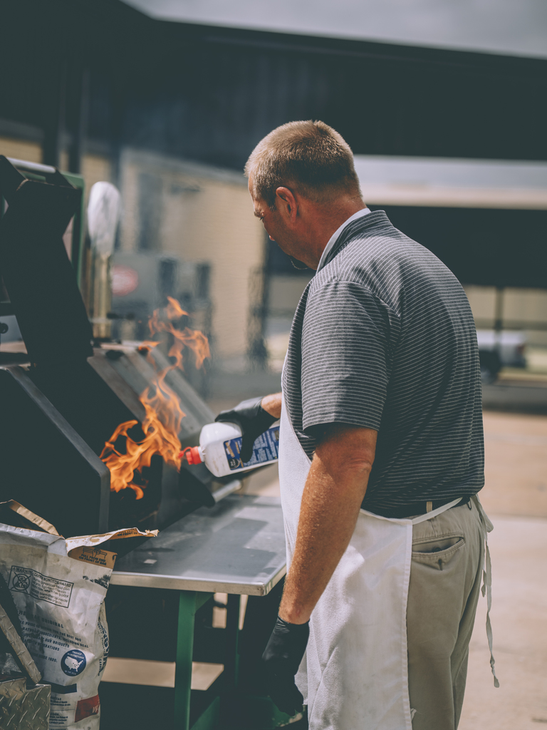 CKTC employees Cassi Hendricks, JoLisa Knauss, and Mike Newell grilled up delicious hamburgers and hot dogs for today's employee cookout. Thank you for your hard work and dedication!