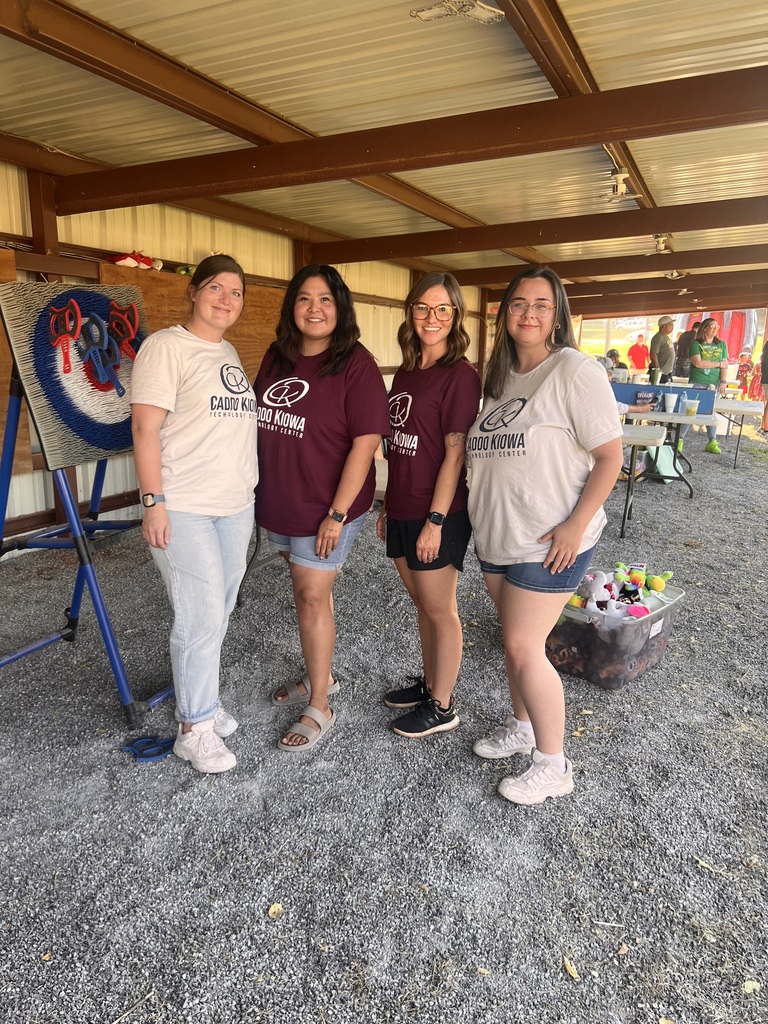 CKTC employees workign at the Binger Fair. #CKTC #BingerFair #MakingADifference