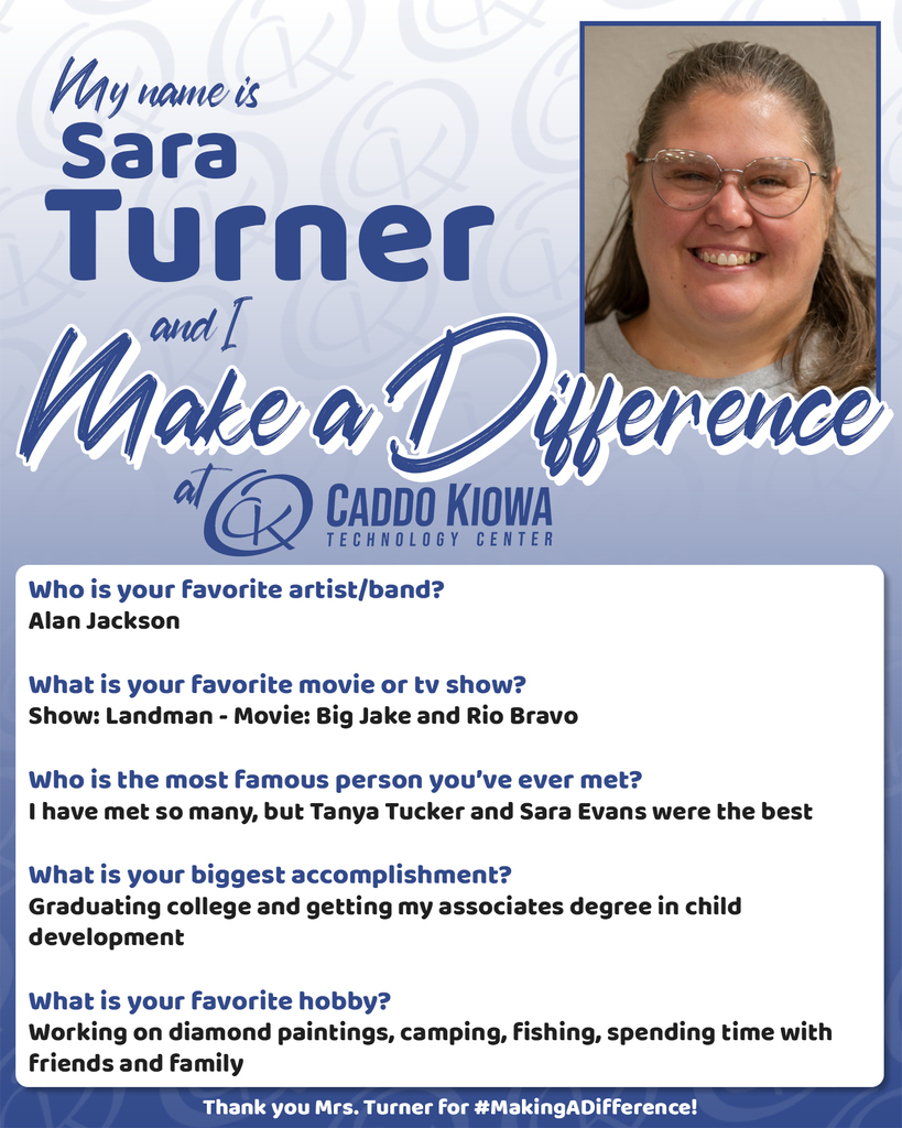 Sara Turner is a Difference Maker at CKTC!