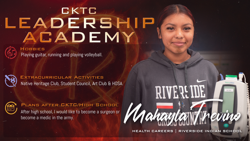 ⭐️CKTC LEADERSHIP ACADEMY⭐️  Mahayla Trevino is the Health Careers (AM) representative for the 2025-2026 CKTC Leadership Academy!  #CKTC | #LeadershipAcademy | #HealthCareers