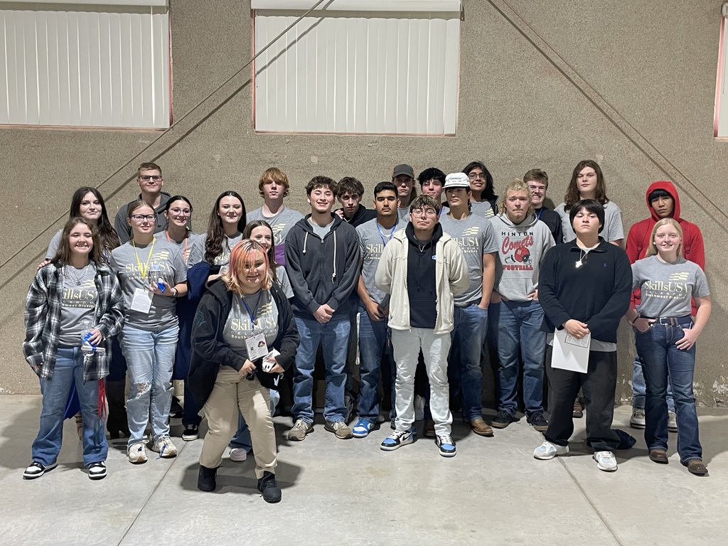 CKTC Construction Trades and Criminal Justice students attended the SkillsUSA Southwest Region Secondary Leadership Conference on Tuesday, October 28, 2025, at the Grady County Fairgrounds in Chickasha.