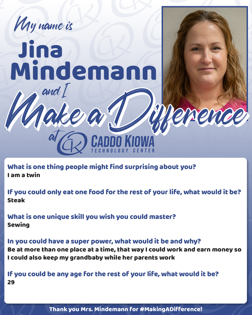 Jina Mindemann is a #DifferenceMaker at CKTC!