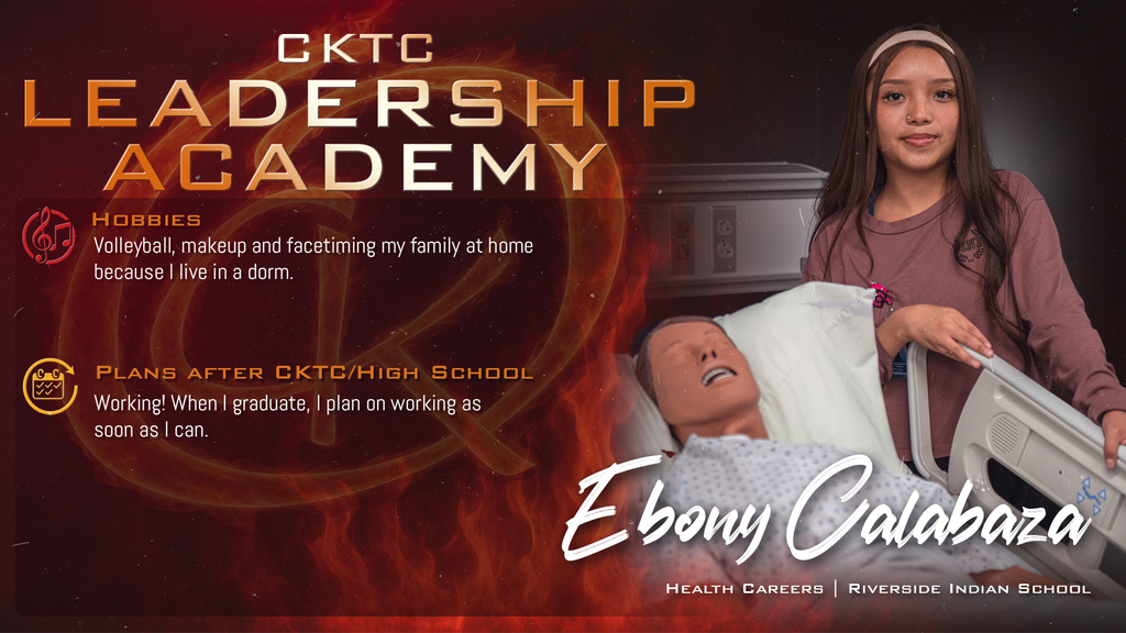 ⭐️CKTC LEADERSHIP ACADEMY⭐️ Ebony Calabaza is the Health Careers (PM) representative for the 2025-2026 CKTC Leadership Academy! #CKTC | #LeadershipAcademy | #HealthCareers | #MakingADifference