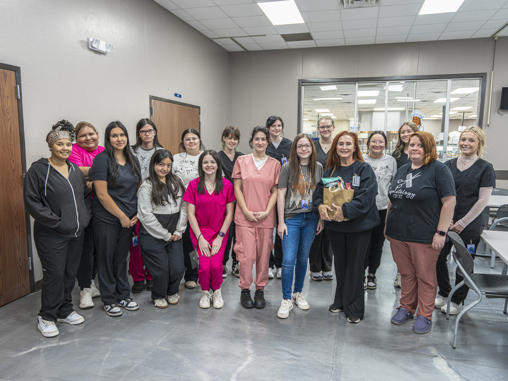 🌟 Cosmetology Department’s Random Act of Kindness – April🌟 The Cosmetology Department at Caddo Kiowa Technology Center continues its monthly tradition of performing a Random Act of Kindness for our employees. This initiative teaches students the importance of building relationships, providing comfort, and making others feel valued. This month’s recipient was Debbie Cochran! We truly appreciate everything Debbie does for our campus, and our cosmetology students were so excited to present her with this special gift. 💇♀️💝 We are incredibly proud of our students for learning that being a great stylist begins with being a kind person. Keep shining, future professionals! ✨ #CKTC | #Cosmetology | #RandomActOfKindness | #MakingADifference