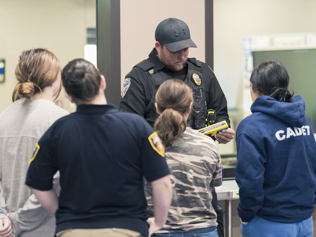 Proud moment at Caddo Kiowa Technology Center! Congrats to Jaylyn Littleghost, Adriana Cisneros, Abby Bowlin, and Baylee Jones on successfully completing their TASER 10 certification training! Their dedication to safety and skill shows the future of criminal justice is in good hands!