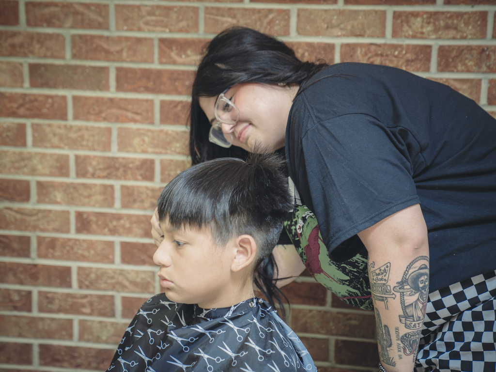 CKTC recently setup at Anadarko's Annual Back-to-School Expo on Thursday July 30, 2026 and visited with students and shared information about the tech center. CKTC's Cosmetology program also provided free back-to-school haircuts to many students! #CKTC | #Anadarko | #MakingADifference 
