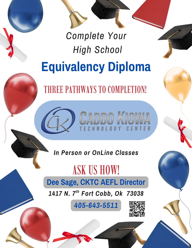 Ready to earn your High School Equivalency Diploma? 🎓 CKTC offers three pathways to completion with in-person or online class options. Contact us today to learn how to get started! #CKTC | #AdultEducation | #HighSchoolEquivalency | #MakingADifference