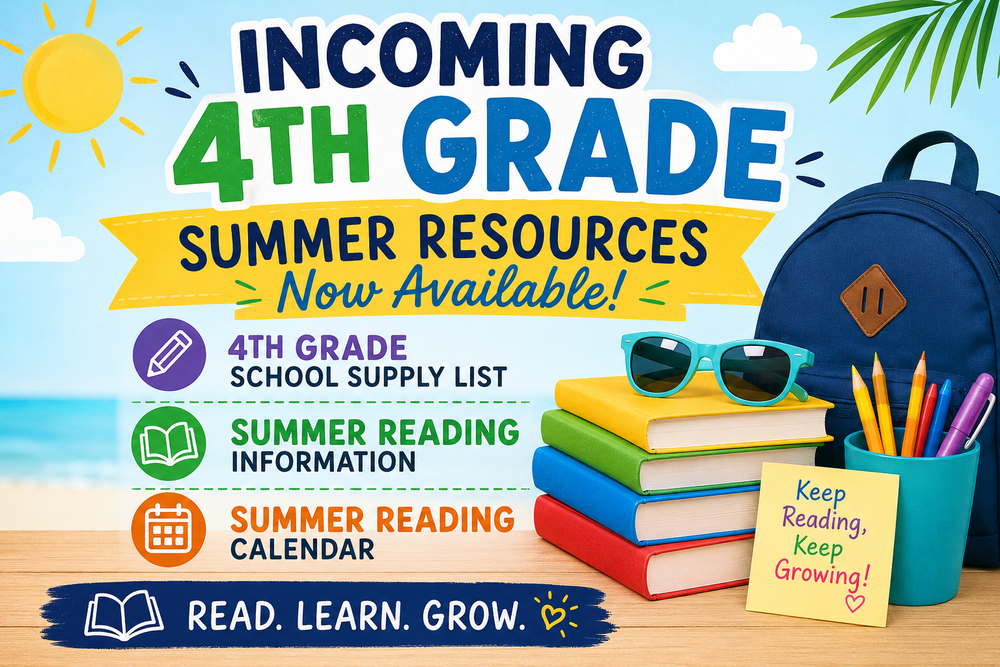 4th grade summer resources now available