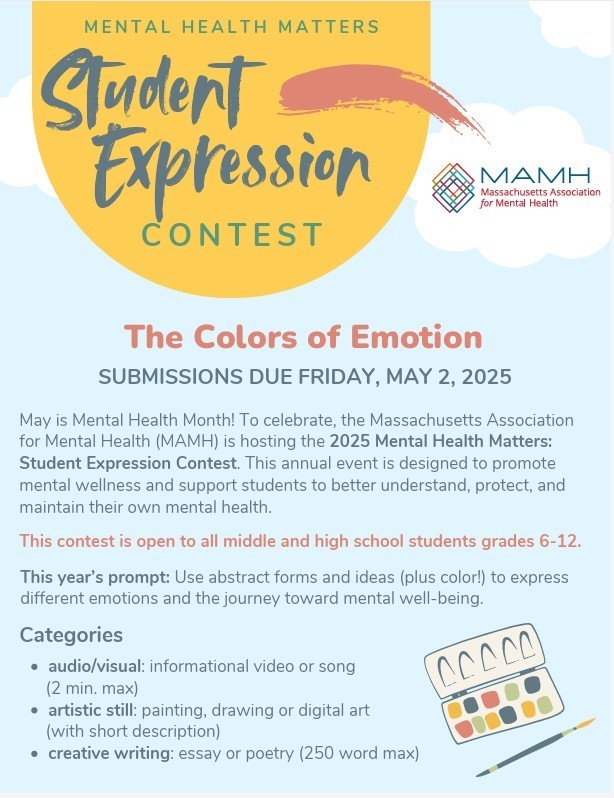 Student Expression contest flyer