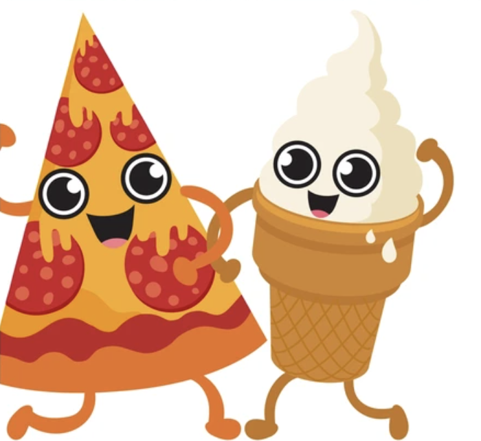 Pizza for lunch and $1 Ice creams for dessert tomorrow (Thursday) at DES!