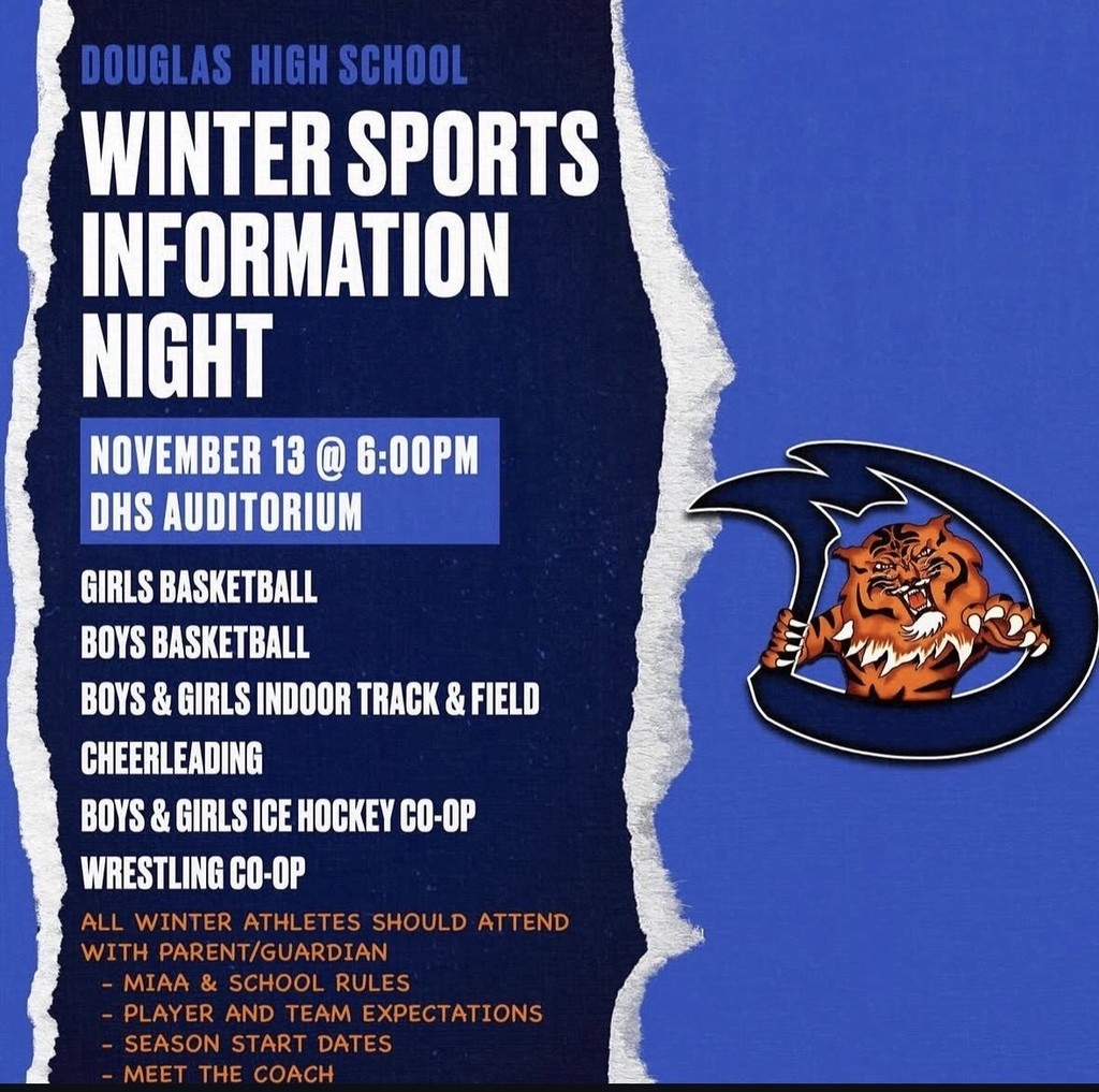 Winter Sports Information Night Flyer