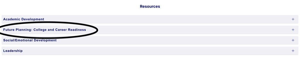Future Planning: College and Career Readiness