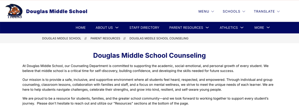 DMS Counseling Department