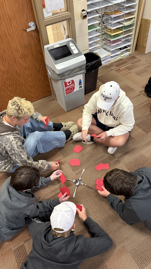Students play a game in English class
