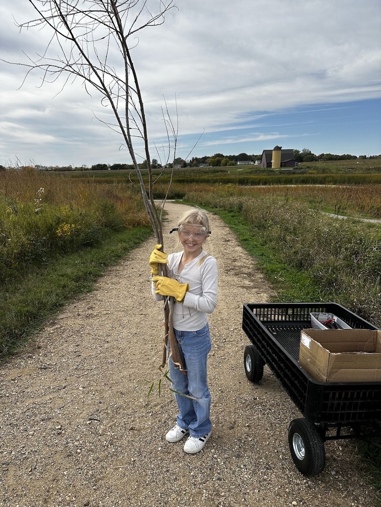 Prairie students remove willows