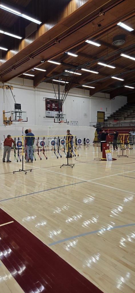 The ALC students were able to try archery in their phy-ed class today. 