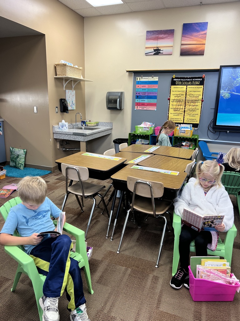 Adams students enjoy flexible seating in Mrs. Stich's classroom