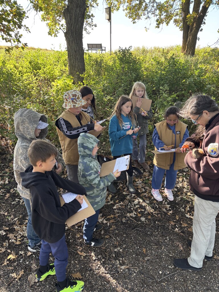 Prairie Science Class students band ducks
