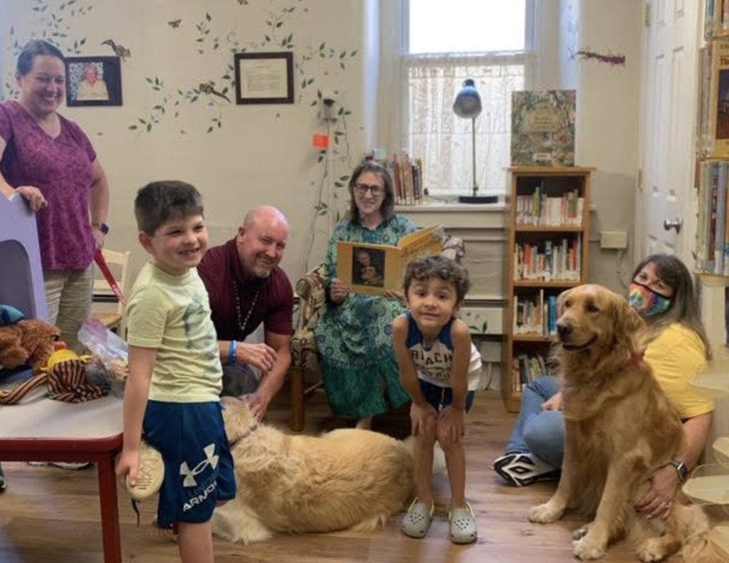 Reading with Kelly & Marley!