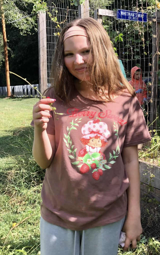 Science class  at the garden! 