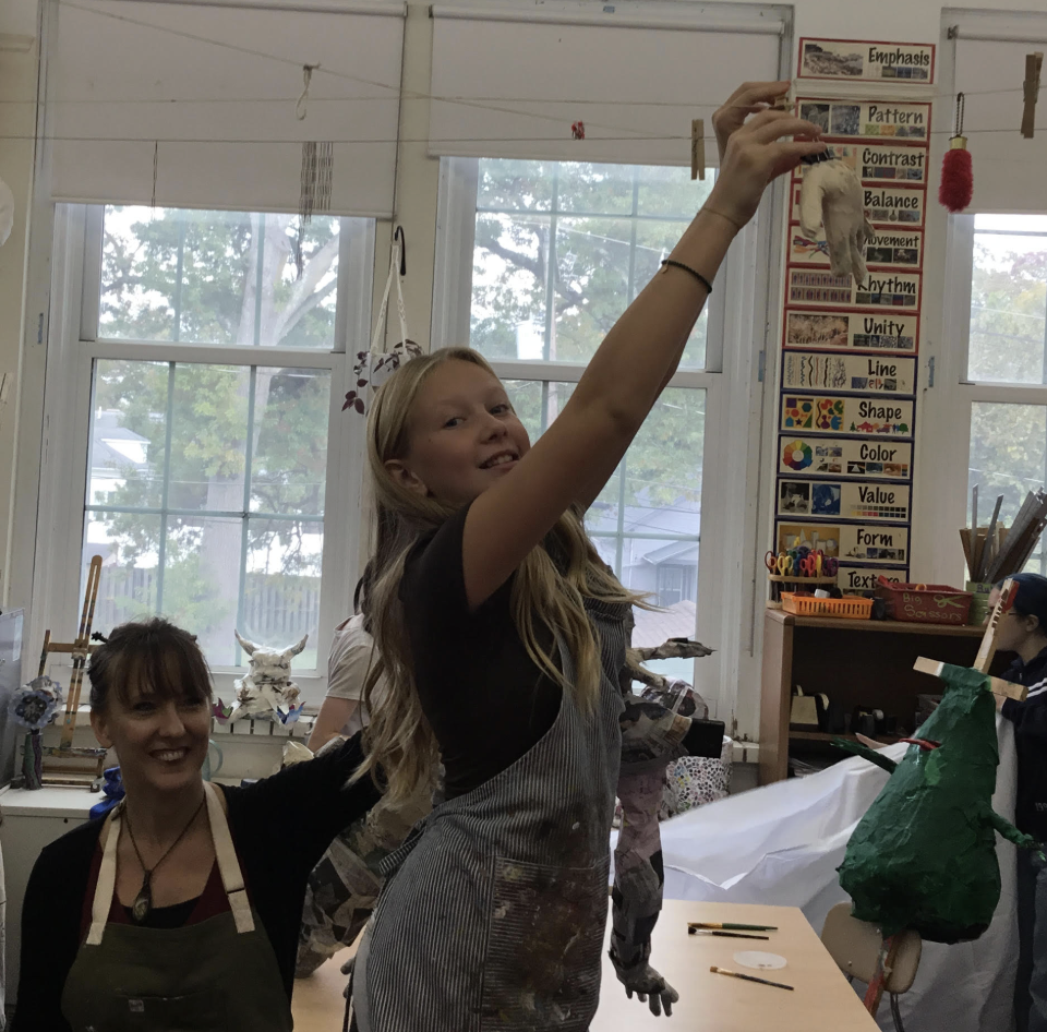 Scarecrows with Ms. Hurley! 
