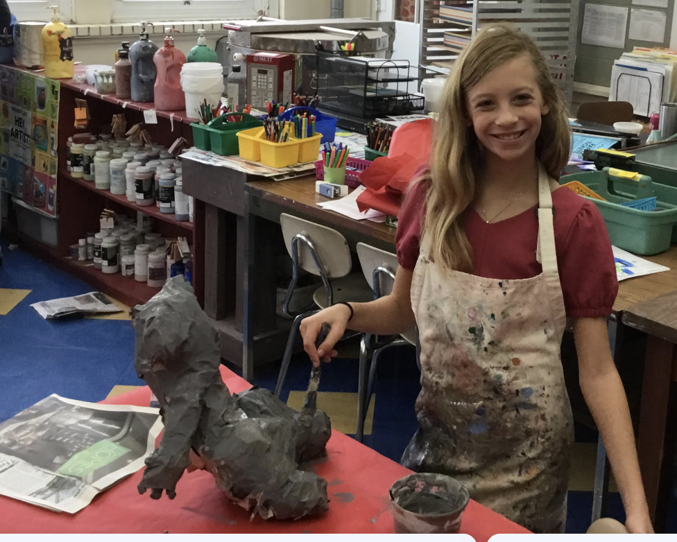 Scarecrows with Ms. Hurley! 