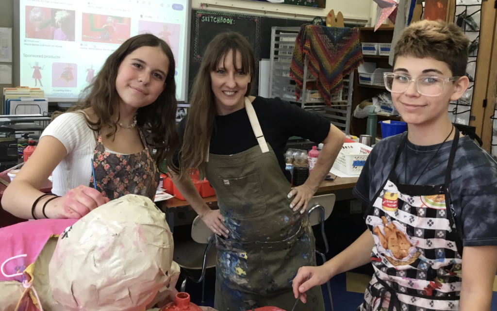 Scarecrows with Ms. Hurley! 