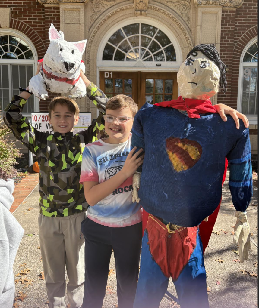 Scarecrows with Ms. Hurley! 