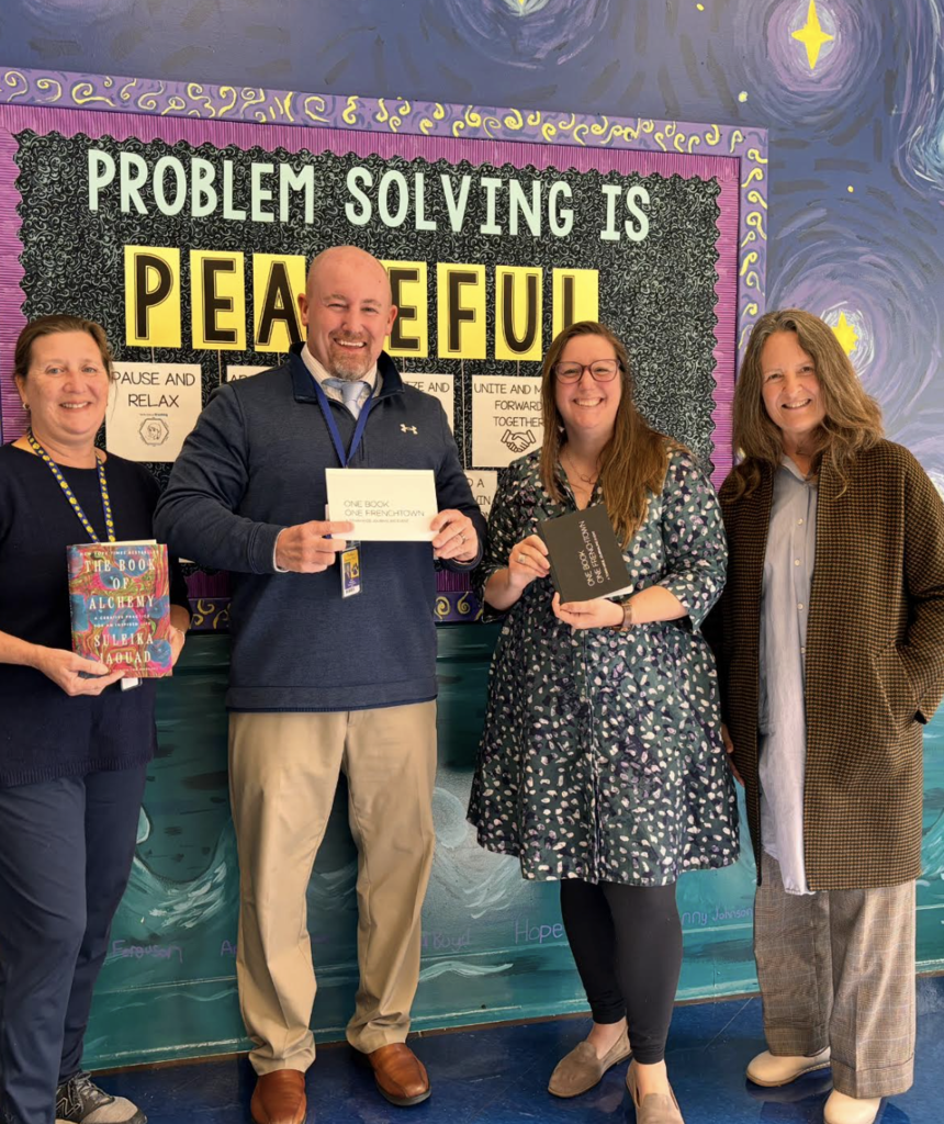 FES collaborating on a project with the ArtYard & Frenchtown Bookshop! 