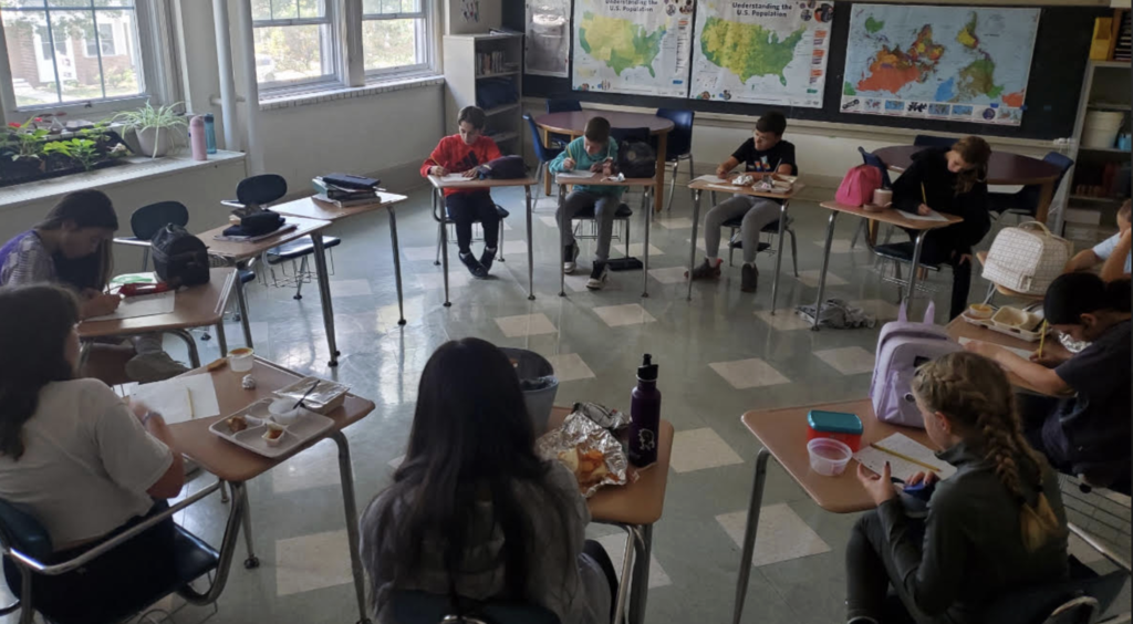 FES collaborating on a project with the ArtYard & Frenchtown Bookshop! 