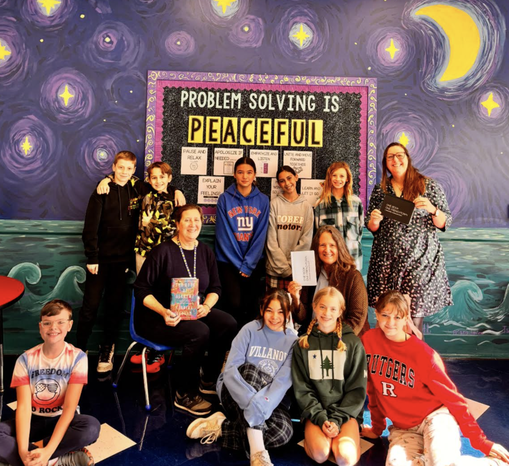 FES students collaborating on a project with the ArtYard & Frenchtown Bookshop! 