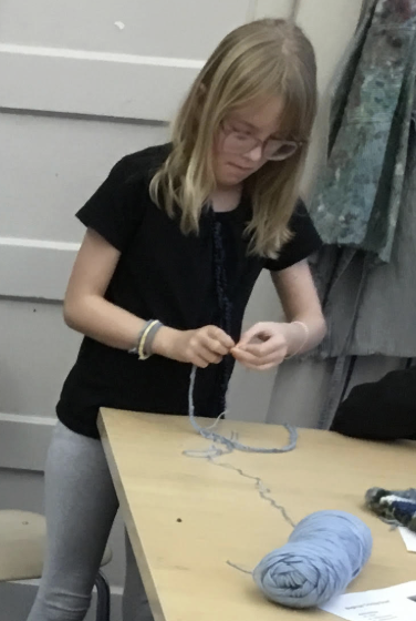 Crochet Club in action this week! 