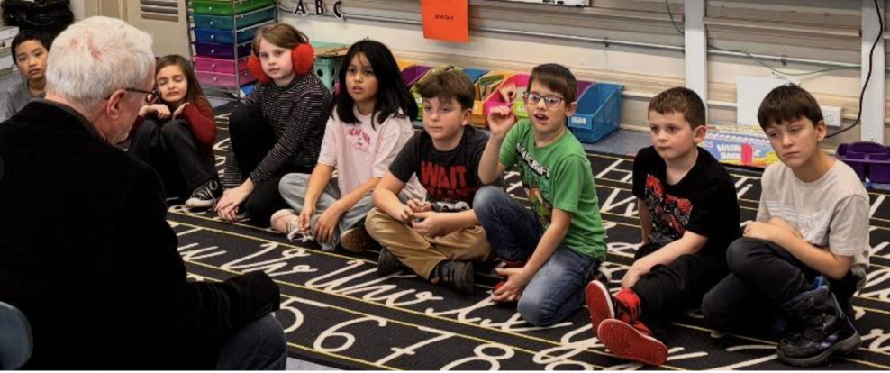 Children's Author Gerald Roache at FES! 