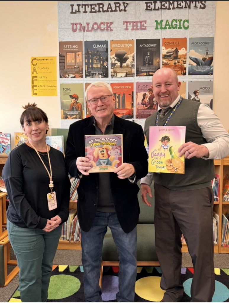 Children's Author Gerald Roache at FES! 