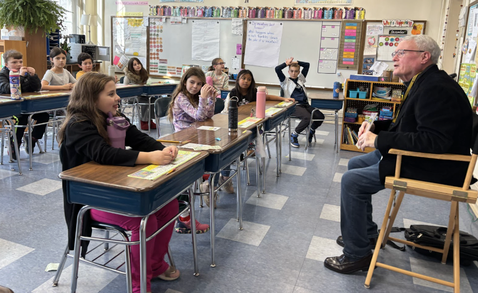 Children's Author Gerald Roache at FES! 