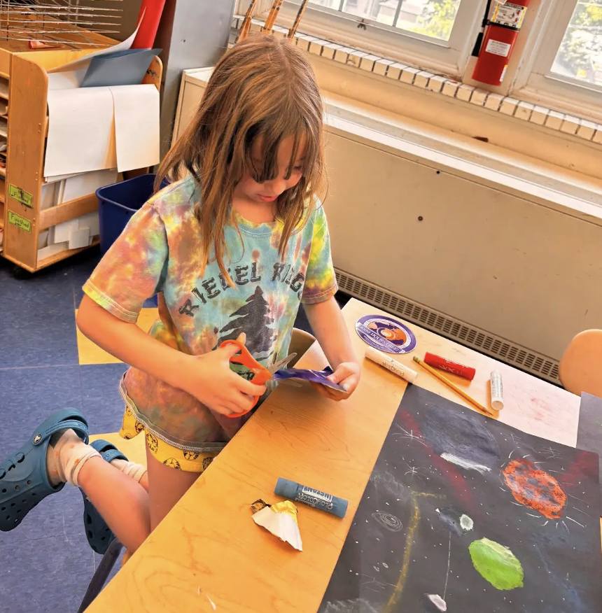 Art and Science Camp in action!