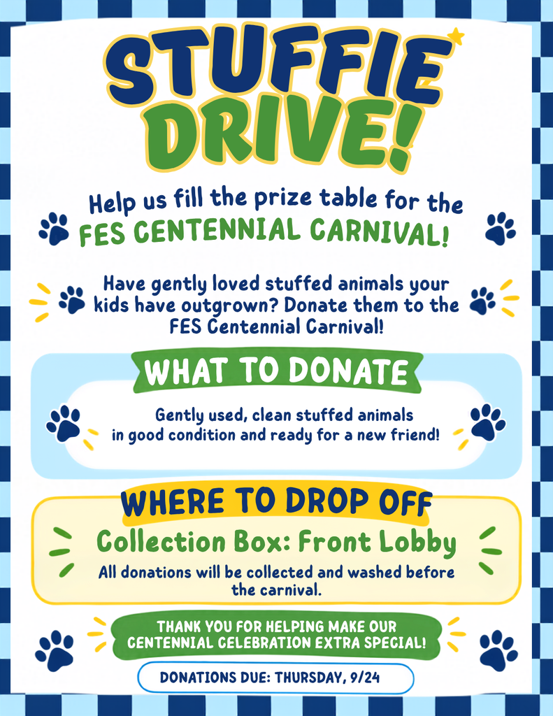 Stuffie Drive Flyer