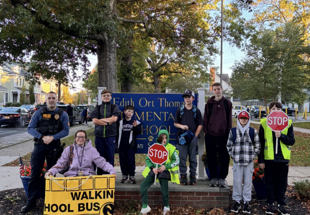 walking school bus!
