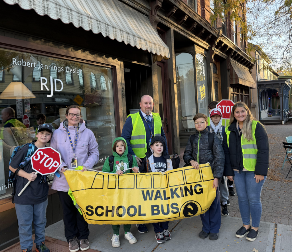 walking school bus!