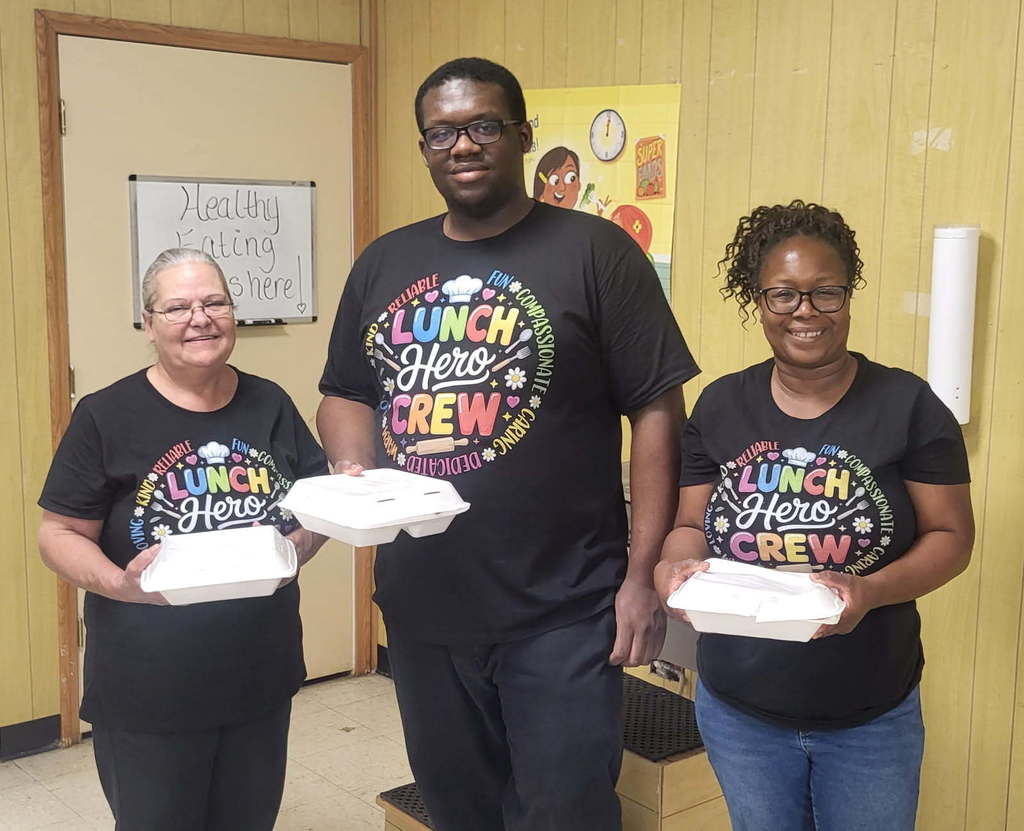 Today we celebrated our amazing Goodrich ISD Lunch Heroes! 🧡  Every single day, they show up with dedication and care, making sure both our students and staff are well-fed and ready to succeed. Their hard work often happens behind the scenes, but it never goes unnoticed.  So today, we took the opportunity to give back and treat them to a well-deserved lunch delivered just for them! 🍽️  Thank you for everything you do to keep our school running strong—you truly make a difference every day! #LunchHeroDay #GoodrichISD
