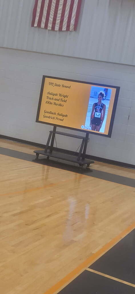 Aaliyah Wright State Track Meet
